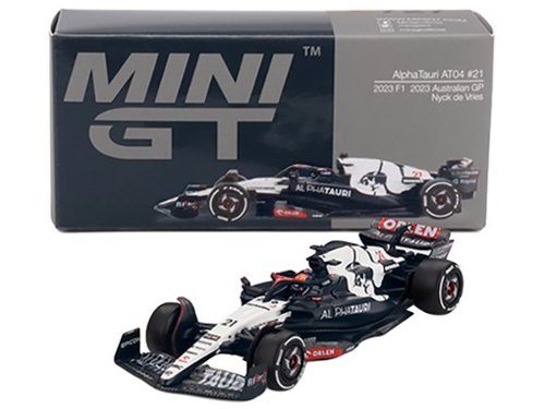 Mini GT AlphaTauri AT04 #21 Nyck de Vries F1 Formula One