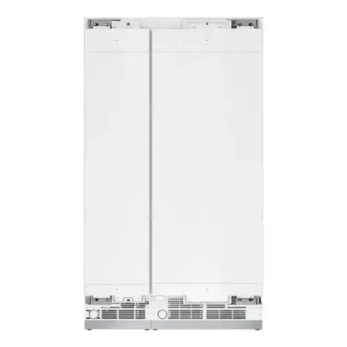 Front. Koolmore - Panel Ready Column Refrigerator and Freezer, 30" Refrigerator and 18" Freezer - White.