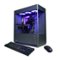 CyberPowerPC - Gaming Desktop - Intel Core Ultra 7 270K Plus 2026 - NVIDIA GeForce RTX 5070 12GB - 32GB DDR5 Memory - 2TB SSD Storage - Gray-Front_Standard