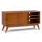 Simpli Home - Draper SOLID HARDWOOD Mid Century Medium TV Media Stand For TVs up to 65 inches - Teak Brown-Front_Standard