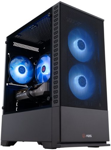 ADVANCED BATTLESTATIONS - ABS Cyclone Aqua Gaming PC - Windows 11 - Intel Core i5-14400F - RTX 5060 8GB - 32GB DDR4 - 1TB M.2 NVMe SSD - Black-Front_Standard 