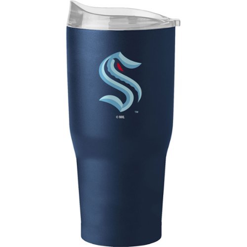 Logo Brands - Seattle Kraken 30oz. Flipside Powder Coat Tumbler - Multicolor-Front_Standard 