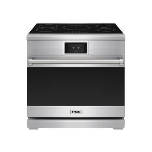 Thor Kitchen - 6 Cu Ft. Freestanding Induction Range with Air Fry - Stainless Steel