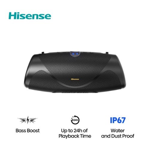 Hisense - Portable Speaker - Black