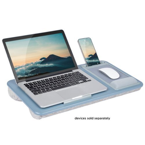 LapGear - Atlas Lap Desk (Fits up to 15.6" Laptop) - Slate Blue