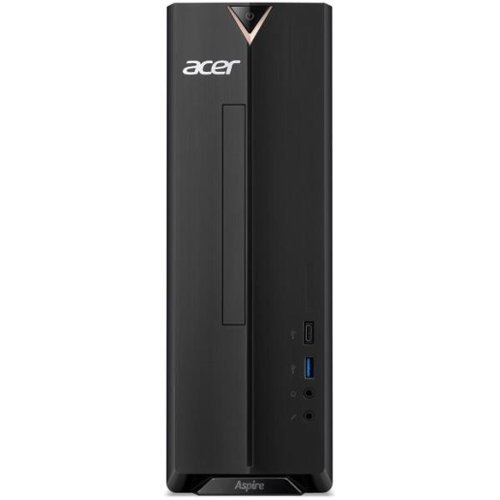 Acer - Refurbished Excellent - Aspire XC-840-UB11 Desktop 8GB RAM 512GB SSD Intel Celeron N4505 2.0GHz Windows 11 Home - Black-Front_Standard