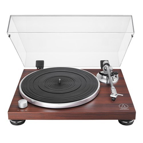 Audio-Technica - AT-LPW50BT-RW Wireless Belt-Drive Turntable with Bluetooth - Rosewood-Front_Standard 