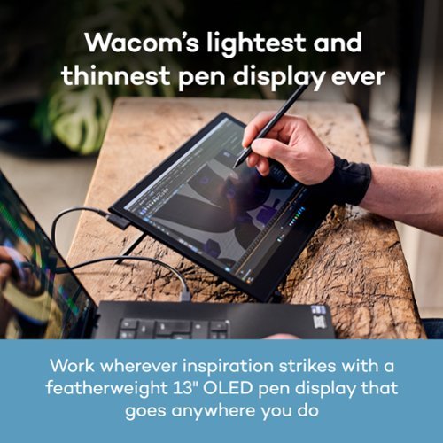 Wacom Movink 13 Creative Pen Drawing Tablet with Touch Display - Black GLOBAL SHIPPING