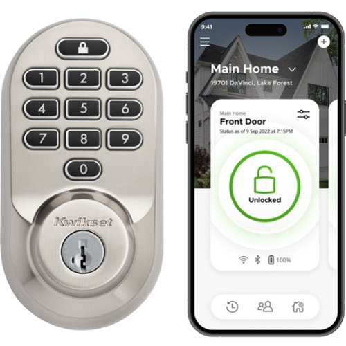 Kwikset Halo Smart Lock Wi-Fi Replacement Deadbolt with App/Keypad/Key Access - Satin Nickel SHOP ONLINE