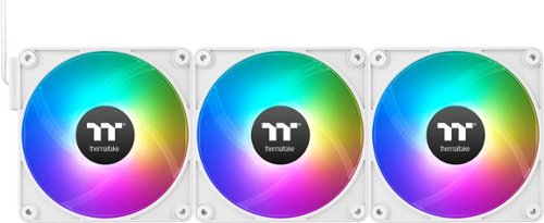 Thermaltake - CT120 EX ARGB Sync 120mm Computer Case Cooling Fan (3-Pack) - White