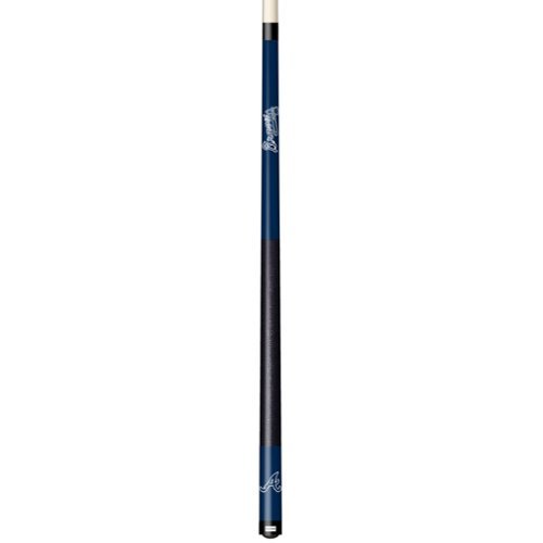 Imperial - Atlanta Braves Team Color Laser-Etched Cue Stick - Navy-Front_Standard 