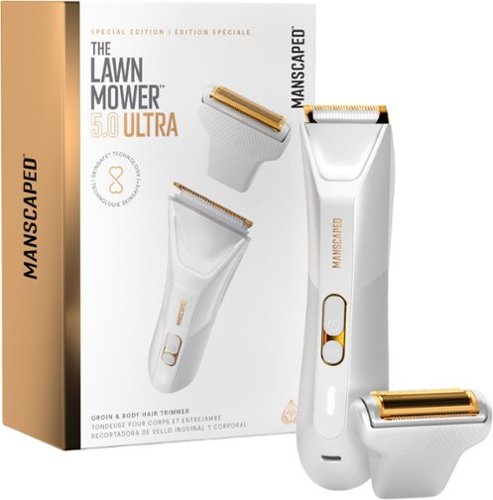 Manscaped - The Lawn Mower 5.0 Ultra Hair Trimmer Essentials Kit - White Hot