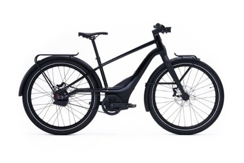 Serial 1 - RUSH/CTY eBike, w/ up to 115mi Max Operating Range & 20mph Max Speed - Medium - Black-Front_Standard 