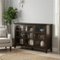 Simpli Home - Acadian Solid Wood 62 inch Wide Transitional Wide Storage Cabinet - Brunette Brown-Front_Standard