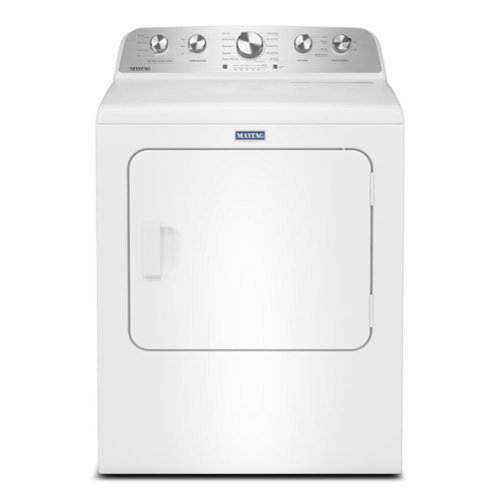 Maytag - 7.0 Cu. Ft. Gas Dryer with Extra Power and Pet Pro Option - White