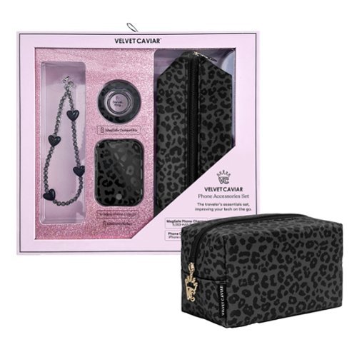 VELVET CAVIAR for most cellphones - Black Leopard GLOBAL SHIPPING