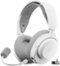 SteelSeries - Arctis Nova 3X Wireless Over-the-Ear Gaming Headset with 2.4Ghz/Bluetooth for Xbox, PlayStation, PC, and Switch - White-Front_Standard