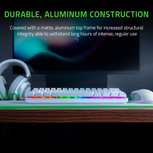Razer Huntsman Mini 60% Wired Optical Linear Switch Gaming Keyboard with Chroma RGB Backlighting - Mercury GLOBAL SHIPPING
