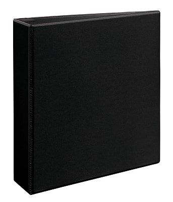 Avery - Heavy Duty 2" 3-Ring View Binders, D-Ring - Black