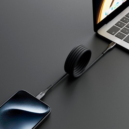 STATIK Magstack Pro 6 Foot USB-C to USB-C Magnetic Charging Cable - Black BUY ONLINE