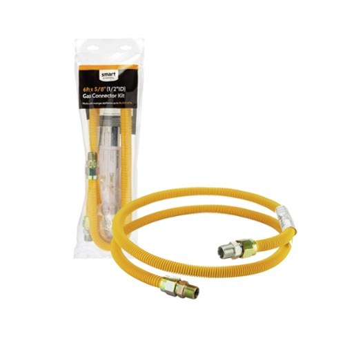 Smart Choice - 6’ X 5/8” Gas Connector Kit-Front_Standard 