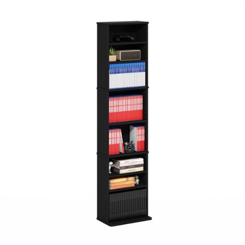 Afted rack 本棚 900x350x900mm Furinno JAYA 9 Shelf Multimedia Media Storage Tower Rack with