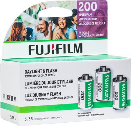 Fujifilm 135 Fujicolor 200 Color Negative Consumer Film 35mm Roll