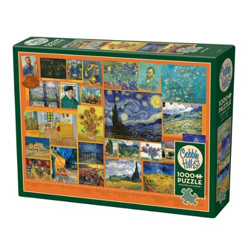 Outset Media - Outset Media: 1000 Piece Puzzle: Van Gogh - Reference Poster Included