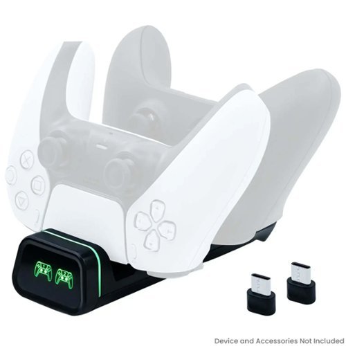 Dobe - Controller Charging Dock Dual Sense Controller For PlayStation 5 / Xbox Series X / Nintendo Switch - Black-Front_Standard 