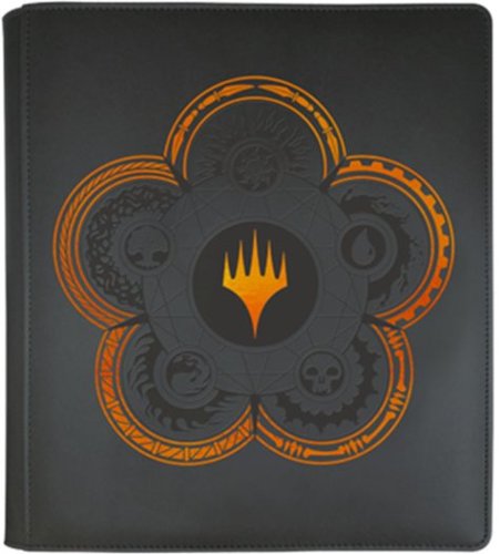 Ultra PRO - Mana 7 Color Wheel 12-Pocket Zippered Pro-Binder for Magic: The Gathering