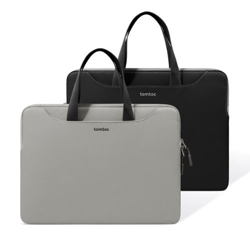 tomtoc - TheHer-A21 14-inch Slim Laptop Handbag Sleeve for 14 inch MacBook Pro, 13" MacBook Air & Pro, Microsoft Surface Laptop - Gray