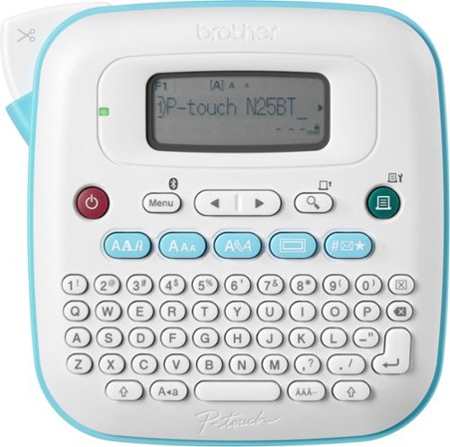 Brother - P-touch PT-N25BT Personal Connected Label Maker with Btag Tape - White
