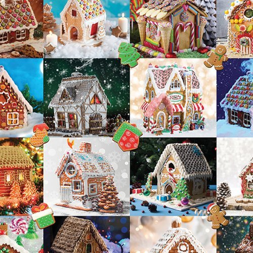 Eurographics : Puzzle Tin: Gingerbread House - 550 Piece GLOBAL SHIPPING