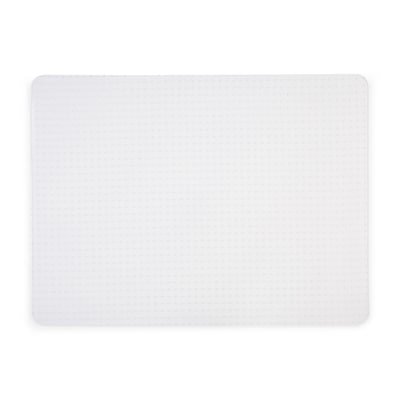 Staples - Carpet Chair Mat, 36" x 48'', Flat-Pile - Clear-Front_Standard 