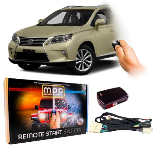 MPC - Remote Start Kit For Lexus RX350 2009-2015 | Plug and Play | Lock 3X to Start - Black-Front_Standard 