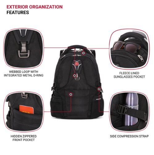 SWISSGEAR SCANSMART LAPTOP BACKPACK - BLACK BUY IN AUSTRALIA