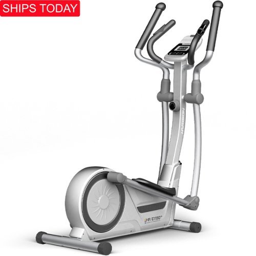 HARISON - Elliptical Machine for Home 350 LBS, 16-Level Resistance & Bluetooth Trainer(BBE1190) - White-Front_Standard 