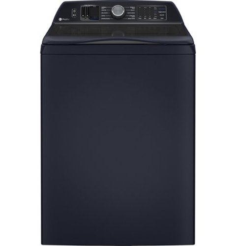GE Profile - 5.4 Cu. Ft. High-Efficiency Smart Top Load Washer with Adaptive SmartDispense - Sapphire Blue