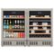 Wine Enthusiast - SommSeries2 Beverage Station 46 bottle Dual Zone and 178 Can Beverage Center - Stainless Steel-Front_Standard