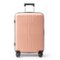 Winado - 24" Hardshell Carry On Luggage with Spinner Wheels Lightweight PP Hardside Small Suitcase with Built-in Lock - Rose Gold-Front_Standard
