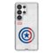 Keyscaper - Marvel Sigil Clear Phone Case - Samsung Galaxy S24 - Captain America-Front_Standard