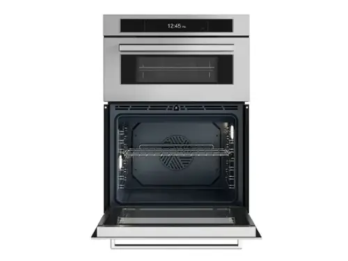 Front. Bertazzoni - 30" Professional Series 6.4 Cu. Ft. Convection Wall Oven - Stainless steel - Stainless Steel.