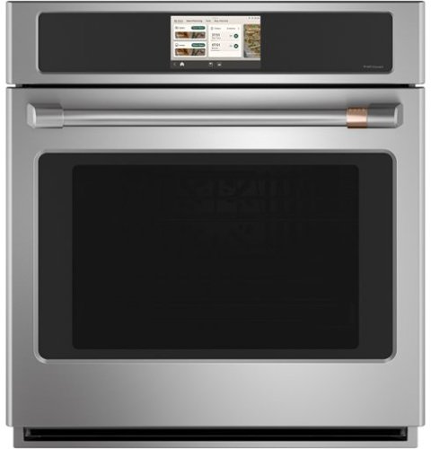 Café - 30" Smart Built-In Single Electric Convection Wall Oven with Air Fry and No Preheat Cooking - Stainless Steel