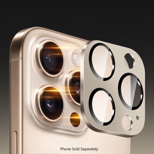 SaharaCase Ultra-Strong Camera Lens Protector for Apple iPhone 16 Pro and 16 Pro Max (2-Pack) - Desert Titanium HOW TO BUY