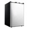 SIMZLIFE - Compact Single-Door Upright Freezer - 3.0 Cu.ft Capacity, Reversible Stainless Steel Door, Ideal for Home/Dorm/Apartment - Silver-Front_Standard