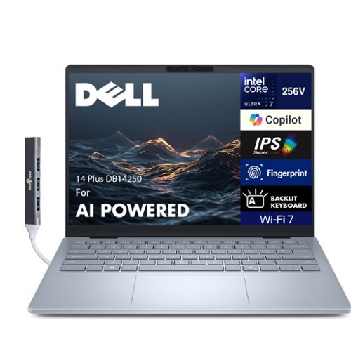 Dell 14 Plus DB14250 Laptop 14.0 WQXGA (Intel Ultra 7 256V, 16GB