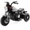 Topteng - 6V Dual Drive 3-Wheel Kids Electric Motorcycle - for Ages 3-8, with Realistic Sounds & Multi-Surface Use - Gray-Front_Standard