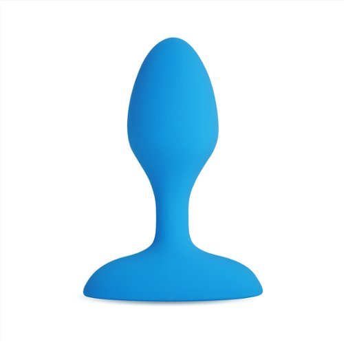 plusOne - Vibrating Plug - Blue-Front_Standard 