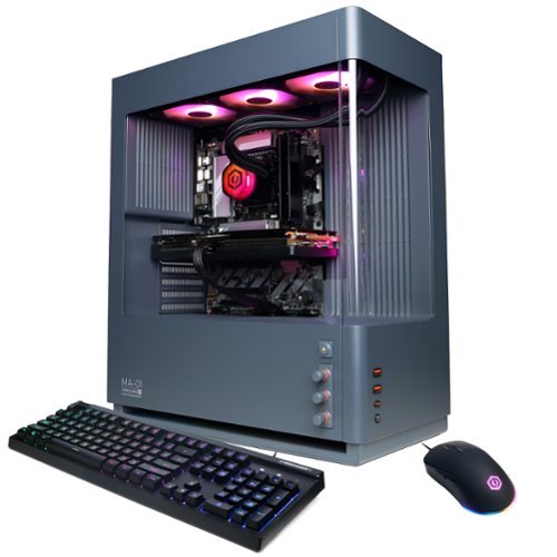 CyberPowerPC - Gaming Desktop - Intel Core Ultra 5 250KF Plus 2026 - NVIDIA GeForce RTX 5070 12GB - 32GB DDR5 Memory - 1TB SSD Storage - Gray