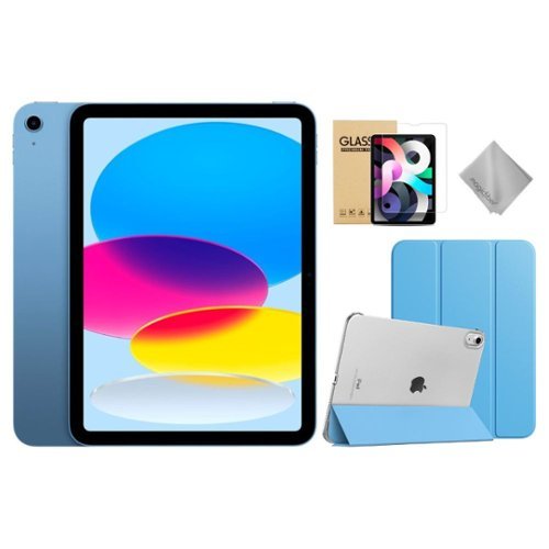 iPad A16 128GB ＢＬＵＥ Apple 11 inch iPad A16 chip with Wi Fi 128GB With Case
